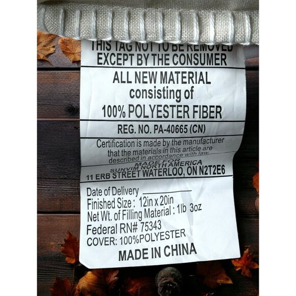 Isaac Mizrahi Autumn Dog Wagon Throw Pillow 12" x 20" Rectangular - Picture 7 of 9